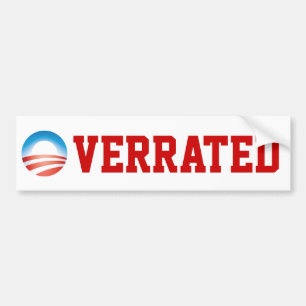 Obama Overrated Bumper Sticker