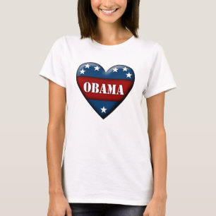 obama patriotic heart T-Shirt