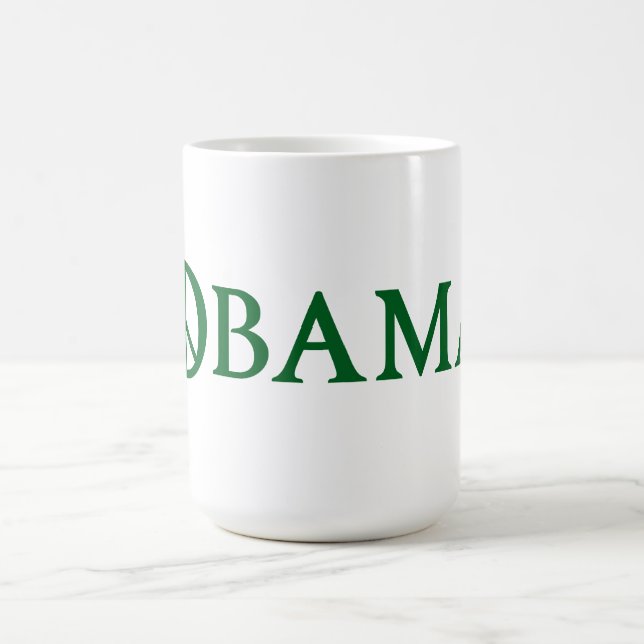 Obama Peace Symbol Coffee Mug (Center)
