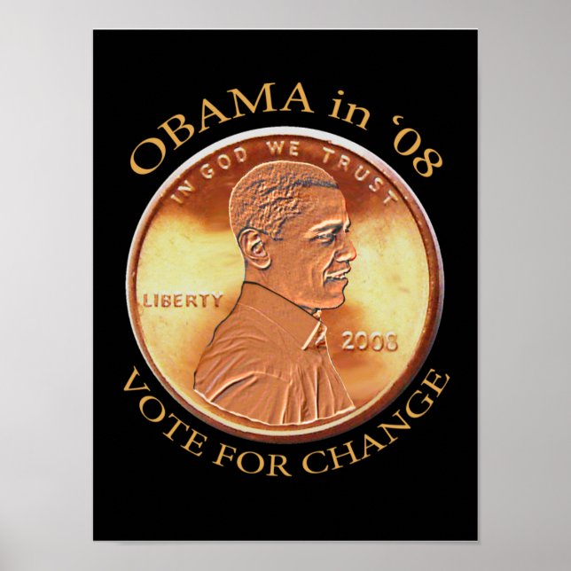 Obama Penny Poster (Front)