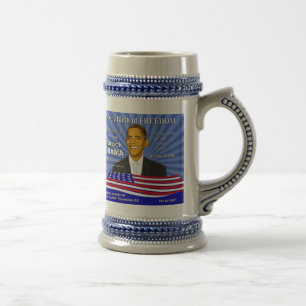 Obama Philadelphia Commemorative Stein