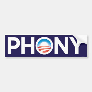 Obama Phoney Bumper Sticker