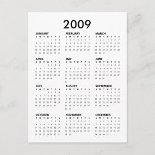 Obama Pocket Calendar - Inauguration Speech Postcard