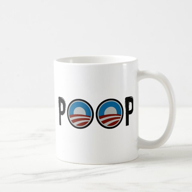 Obama = POOP! Coffee Mug (Right)