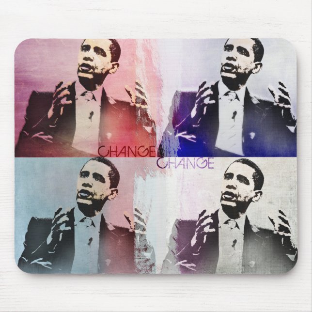 Obama_popArt2 Mouse Pad (Front)