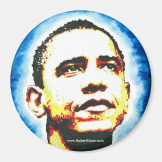 Obama Portrait Magnet Logo