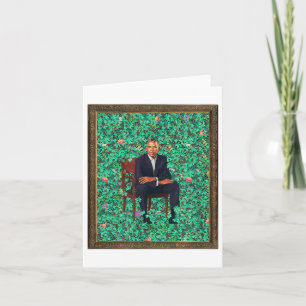 Obama Portrait Tee Card