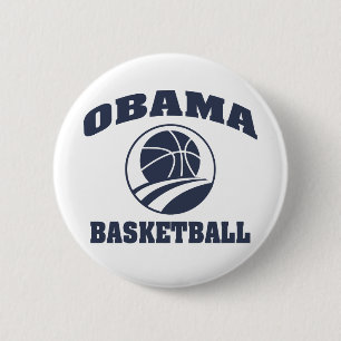 Obama premium basketball button