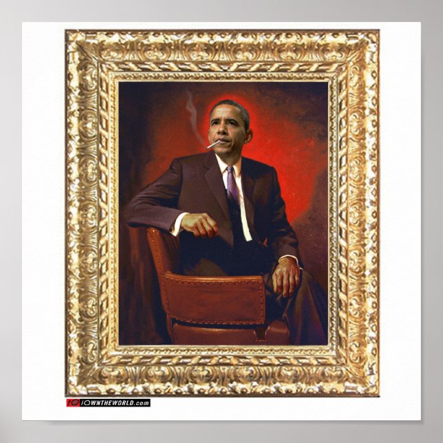 Obama Presidential Portrait Poster (Front)