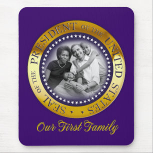 Obama Presidential Seal Portrait Mouse Pad