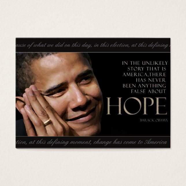 Obama Quote Card (Front)