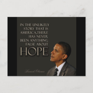 Obama Quote Postcard