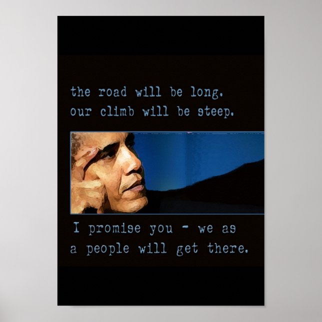 Obama Quote Poster (Front)