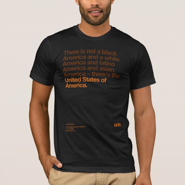 Obama Quotes T-Shirt (Front)