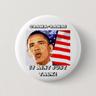 OBAMA-RAMA 6 CM ROUND BADGE