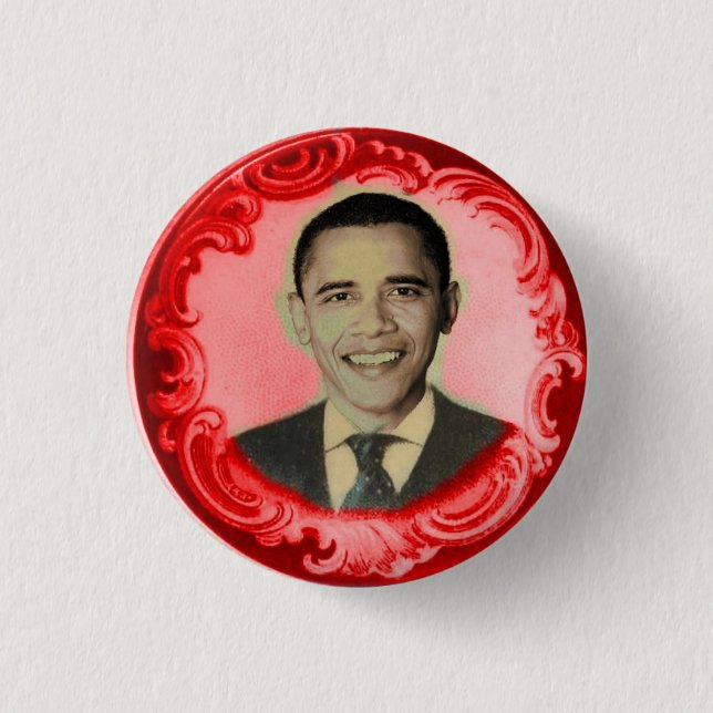 Obama RED Button (Front)
