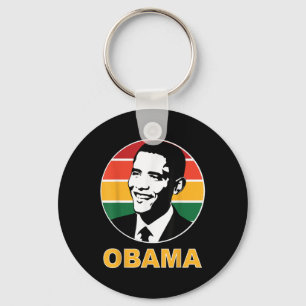 Obama Retro President Barack Obama Hope Change Vin Key Ring