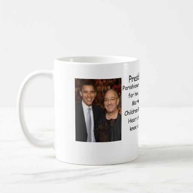 Obama/Rev Wright Coffee Mug (Left)