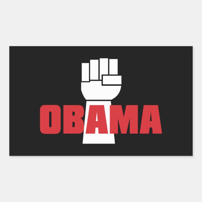 Obama Right On! Stickers (Front)