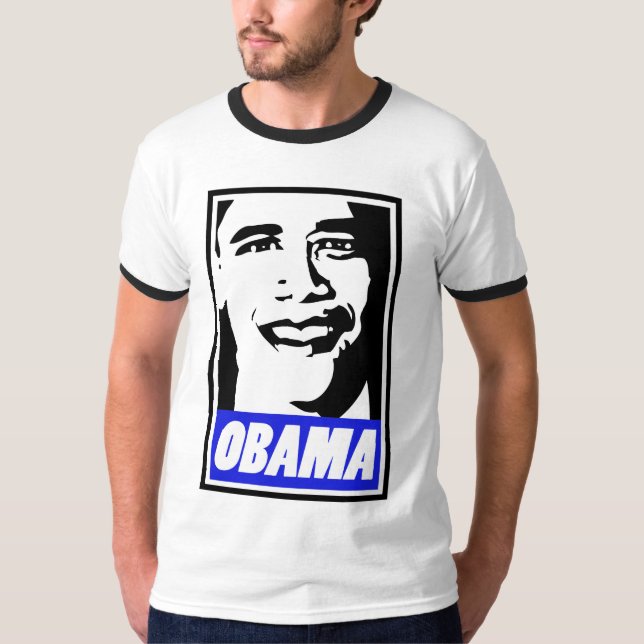 OBAMA RINGER T T-Shirt (Front)
