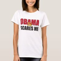 Obama scares me - Customised