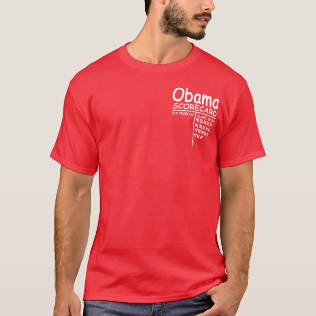 Obama Scorecard T-Shirt (Front)