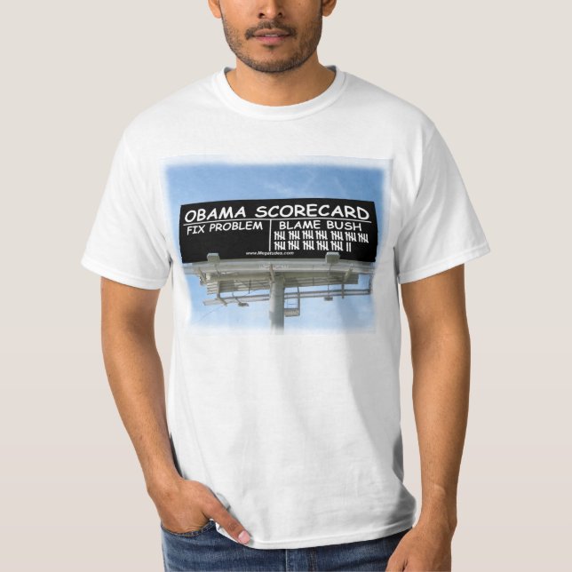 Obama Scorecard T-Shirt (Front)