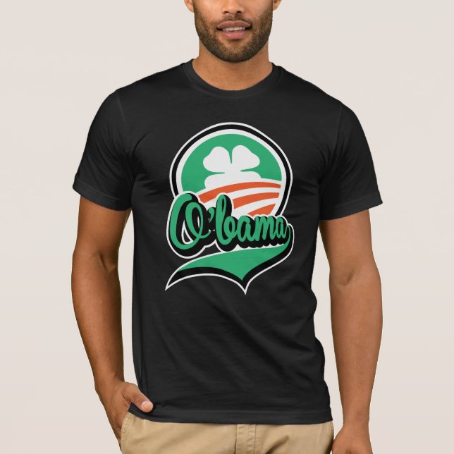 O'bama Shamrock T-Shirt (Front)