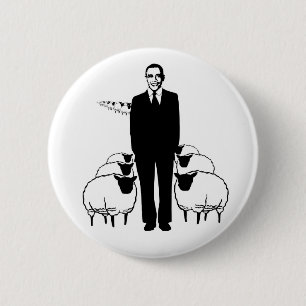 Obama Sheep 6 Cm Round Badge