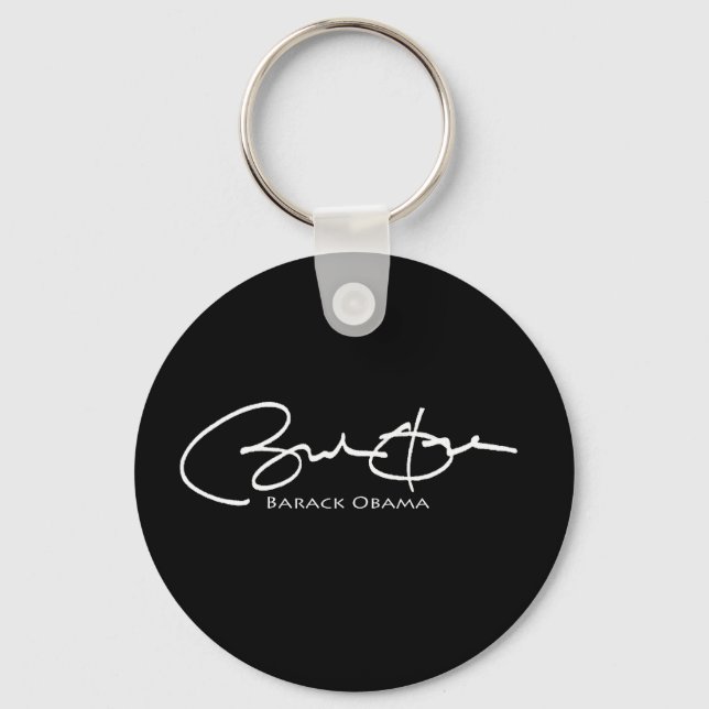 Obama Signature Key Ring (Front)