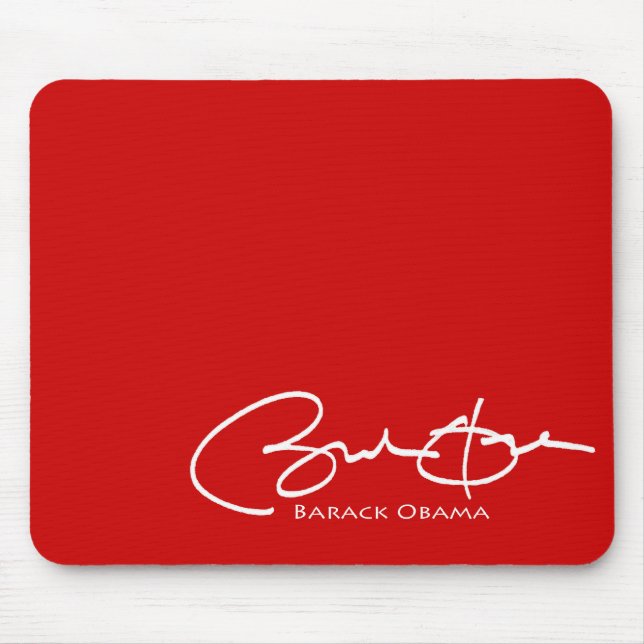 Obama Signature Mouse Pad (Front)