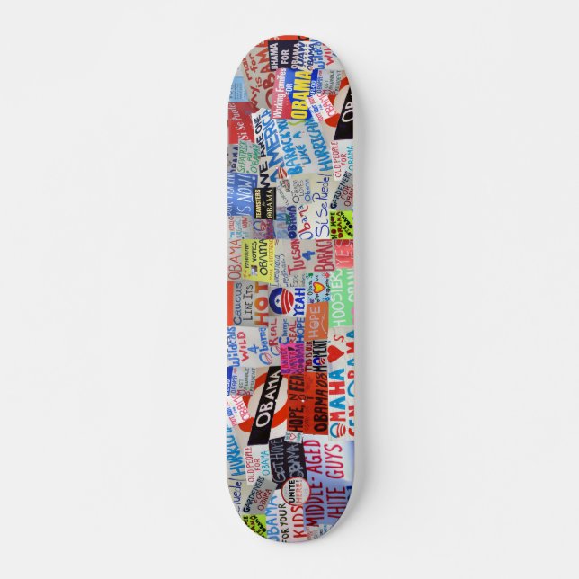 Obama SIgns of Hope Skateboard (Front)
