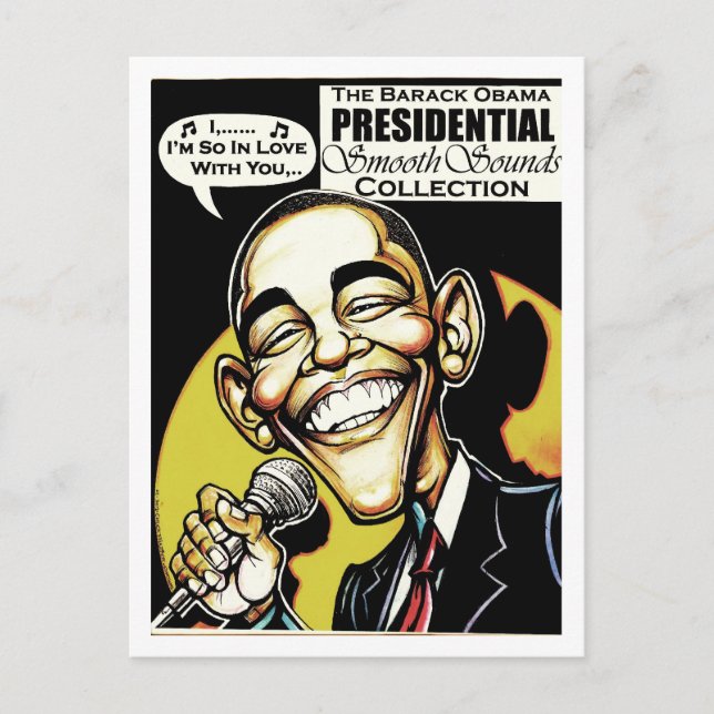 Obama Sings! (2012) Postcard (Front)
