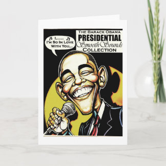 Obama Sings! Greeting Card