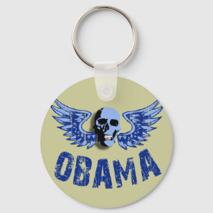 Obama Skull Design Key Ring