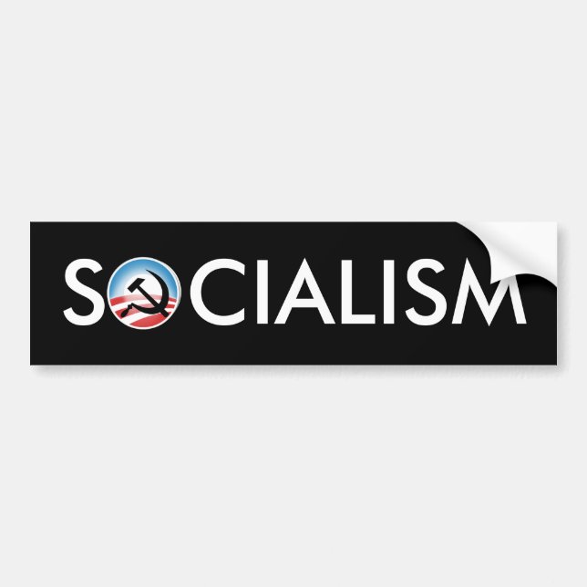 Obama Socialism Bumper Sticker (Front)