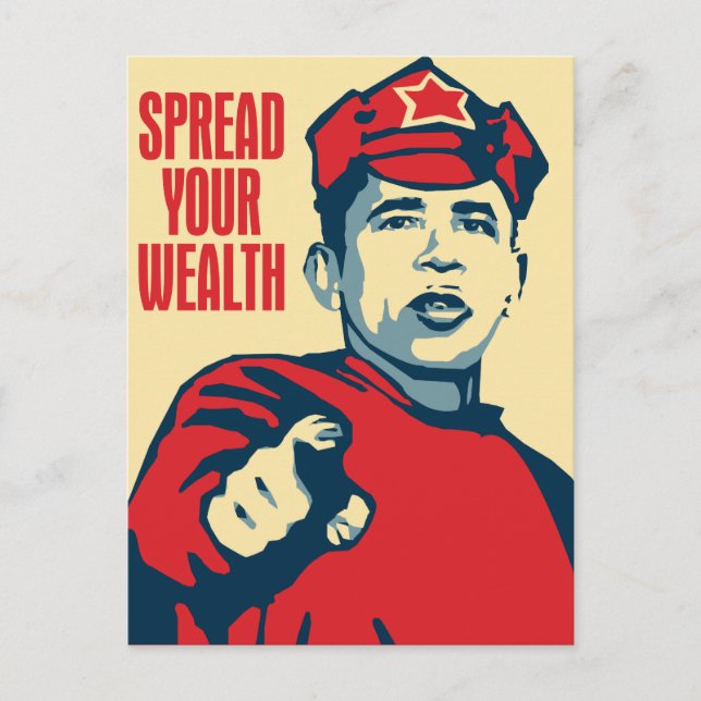 Obama - Spread Your Wealth Around: OHP Postcard (Front)