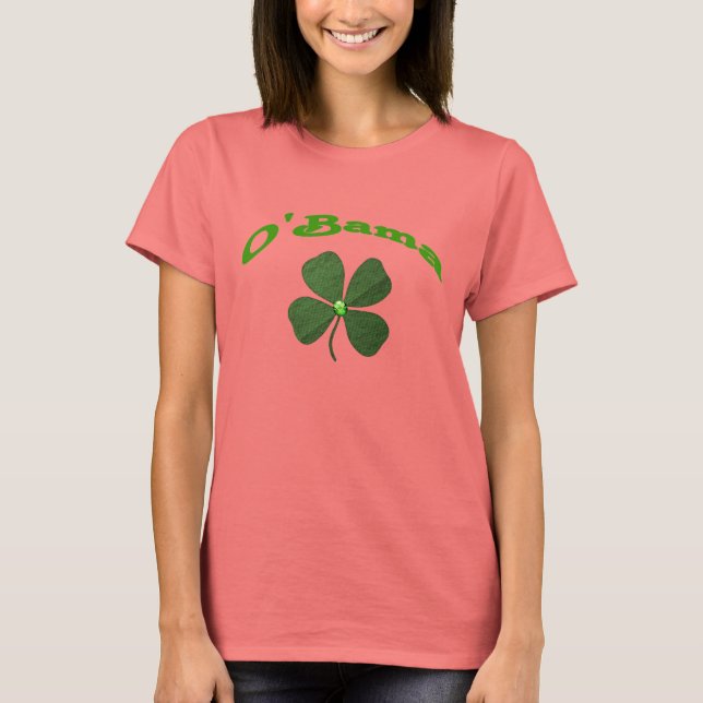 O'Bama St-Patrick's Day Cute T-Shirt (Front)