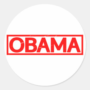 Obama Stamp Classic Round Sticker
