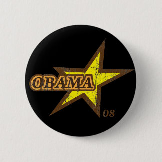 Obama Star 08 Button