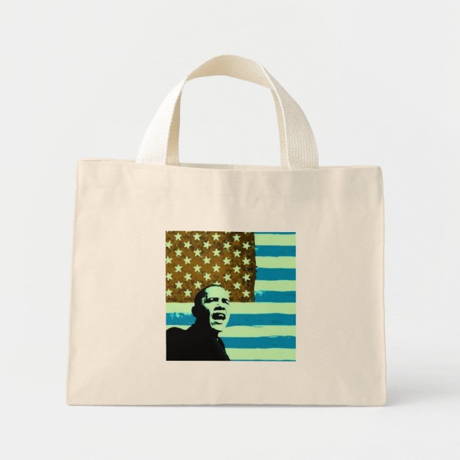 Obama Stylised US Flag Bag (Front)