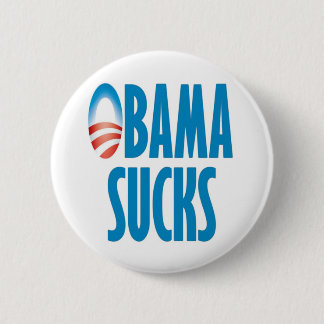 Obama Sucks 6 Cm Round Badge