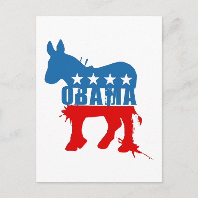 Obama T-shirt Postcard (Front)