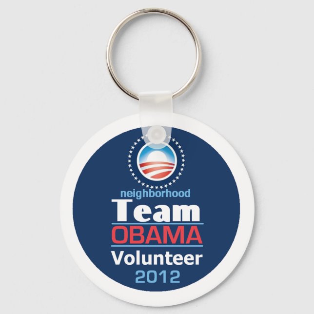 Obama TEAM Key Ring (Front)