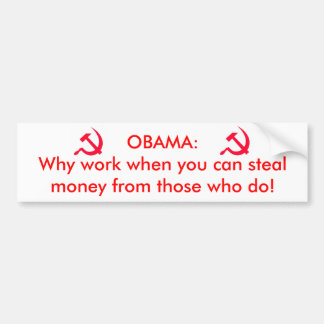 Obama the communist bumper sticker