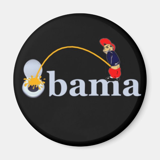 Obama (toilet) magnet (Front)