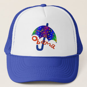 Obama Umbrella Inaguration Memento Trucker Hat