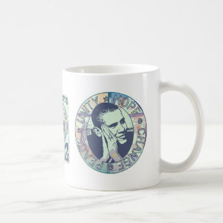 Obama Unity, Hope, Change and Peace 2012 Coffee Mug
