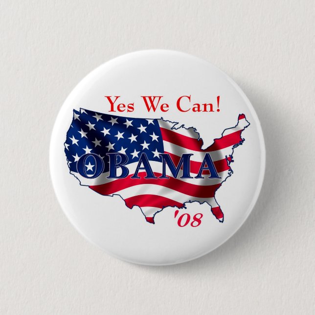 Obama USA Button (Front)
