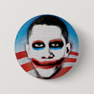 Obama = Very Scary 6 Cm Round Badge